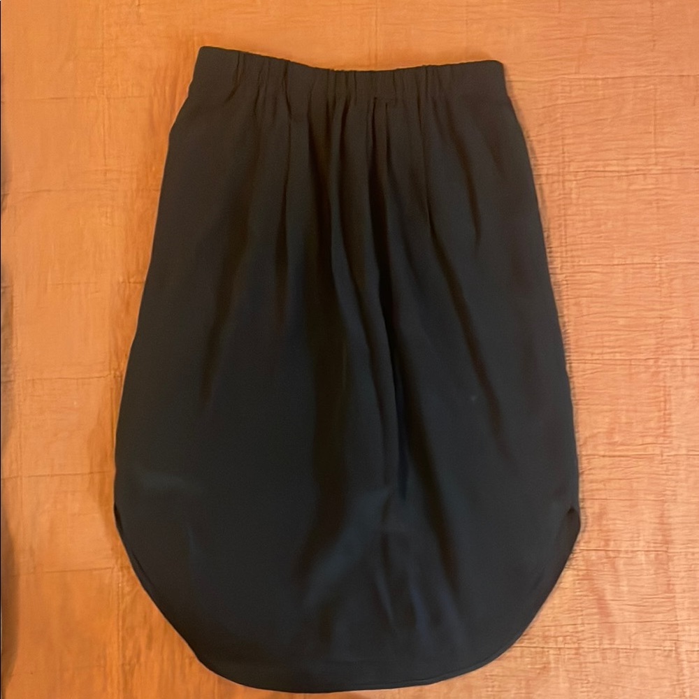 Madewell Black Bubble Midi Skirt